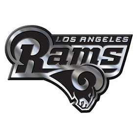 Los Angeles Rams Auto Emblem - Silver