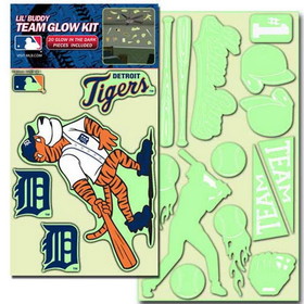 Detroit Tigers Decal Lil Buddy Glow in the Dark Kit CO