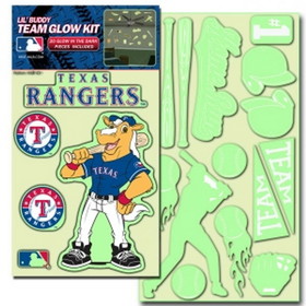 Texas Rangers Decal Lil Buddy Glow in the Dark Kit CO