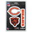 Chicago Bears Decal Die Cut Team 3 Pack