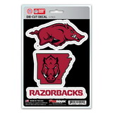 Team Promark Arkansas Razorbacks Decal Die Cut Team 3 Pack