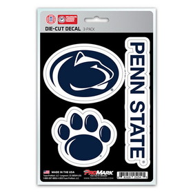 Penn State Nittany Lions Decal Die Cut Team 3 Pack