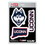 Connecticut Huskies Decal Die Cut Team 3 Pack