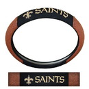 New Orleans Saints Steering Wheel Cover - Premium Pigskin