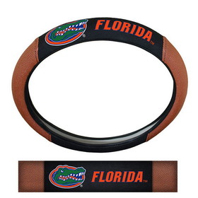 Florida Gators Steering Wheel Cover Premium Pigskin Style