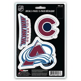 Colorado Avalanche Decal Die Cut Team 3 Pack