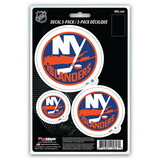 New York Islanders Decal Die Cut Team 3 Pack