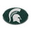 Michigan State Spartans Auto Emblem - Oval Color Blin
