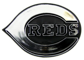 Cincinnati Reds Auto Emblem - Silver