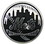 New York Mets Auto Emblem - Silver