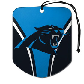 Carolina Panthers Air Freshener Shield Design 2 Pack