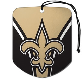 New Orleans Saints Air Freshener Shield Design 2 Pack