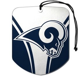 Los Angeles Rams Air Freshener Shield Design 2 Pack