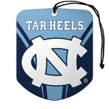 North Carolina Tar Heels Air Freshener Shield Design 2 Pack