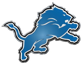 Detroit Lions Auto Emblem - Color