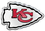 Kansas City Chiefs Auto Emblem - Color