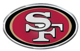San Francisco 49ers Auto Emblem - Color