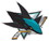 San Jose Sharks Auto Emblem - Color