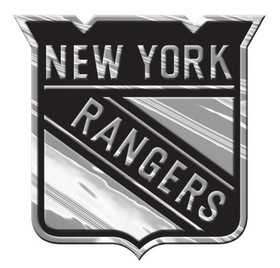 New York Rangers Auto Emblem - Silver