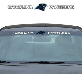 Carolina Panthers Decal 35x4 Windshield