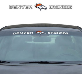 Denver Broncos Decal 35x4 Windshield