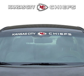 Kansas City Chiefs Decal 35x4 Windshield