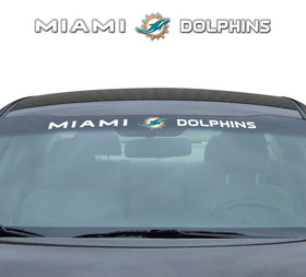 Miami Dolphins Decal 35x4 Windshield