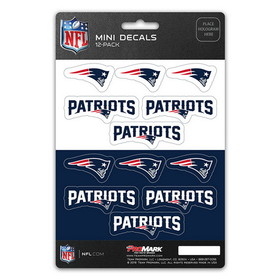 New England Patriots Decal Set Mini 12 Pack