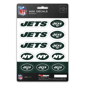 New York Jets Decal Set Mini 12 Pack