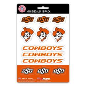 Oklahoma State Cowboys Decal Set Mini 12 Pack