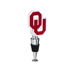 Oklahoma Sooners Wine Bottle Stopper Logo