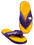 Minnesota Vikings Slipper - Women Thong Flip Flop - (1 Pair) - M