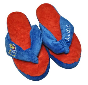 Kansas Jayhawks Slipper - Women Thong Flip Flop - (1 Pair)