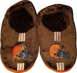 Cleveland Browns Slipper - Youth 4-7 Size 11-12 Stripe - (1 Pair)