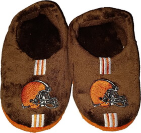 Cleveland Browns Slipper - Youth 4-7 Size 11-12 Stripe - (1 Pair)