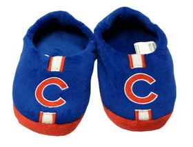 Chicago Cubs Slipper - Youth 4-7 Size 11-12 Stripe - (1 Pair)