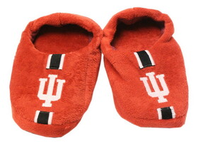 Indiana Hoosiers Slipper - Youth 4-7 Size 11-12 Stripe - (1 Pair)