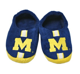 Michigan Wolverines Slipper - Youth 4-7 Size 11-12 Stripe - (1 Pair)