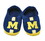 Michigan Wolverines Slipper - Youth 4-7 Size 11-12 Stripe - (1 Pair) - L