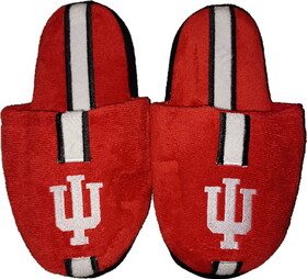 Indiana Hoosiers Slipper - Youth 8-16 Size 3-4 Stripe - (1 Pair)