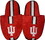 Indiana Hoosiers Slipper - Youth 8-16 Size 3-4 Stripe - (1 Pair) - M