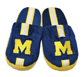 Michigan Wolverines Slipper - Youth 8-16 Size 3-4 Stripe - (1 Pair)