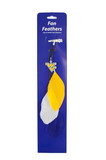 West Virginia Mountaineers Team Color Feather Hair Clip CO