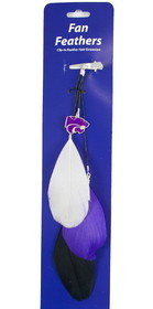 Kansas State Wildcats Team Color Feather Hair Clip