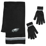 Philadelphia Eagles Scarf and Glove Gift Set Chenille