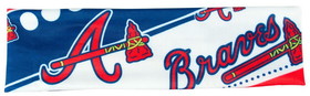 Atlanta Braves Stretch Patterned Headband