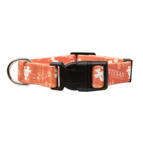 Texas Longhorns Pet Collar Size M