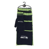 Seattle Seahawks Scarf and Glove Gift Set