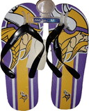 Minnesota Vikings Unisex Flip Flop - (1 Pair)
