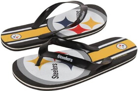 Pittsburgh Steelers Flip Flop - Youth Unisex Big Logo (1 Pair)